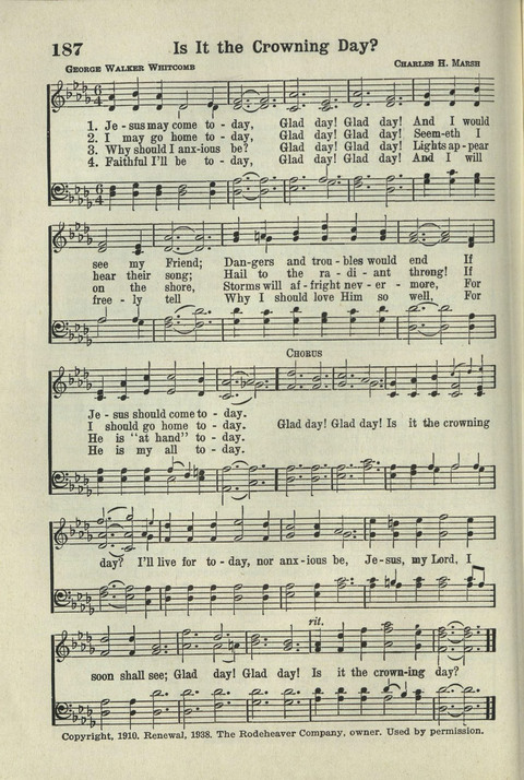 Tabernacle Hymns: Number Five page 178