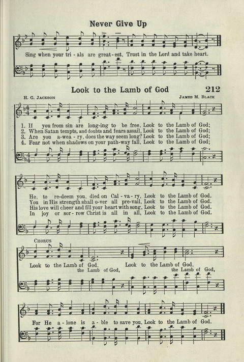 Tabernacle Hymns: Number Five page 201