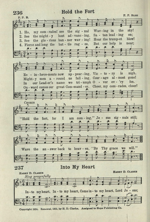 Tabernacle Hymns: Number Five page 224