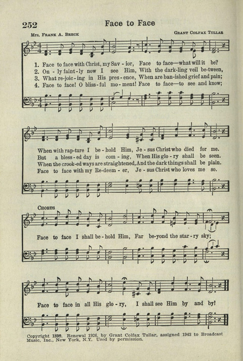 Tabernacle Hymns: Number Five page 238