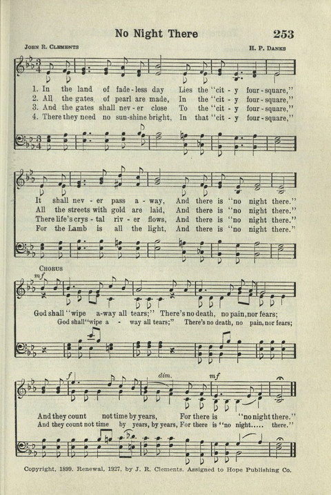 Tabernacle Hymns: Number Five page 239