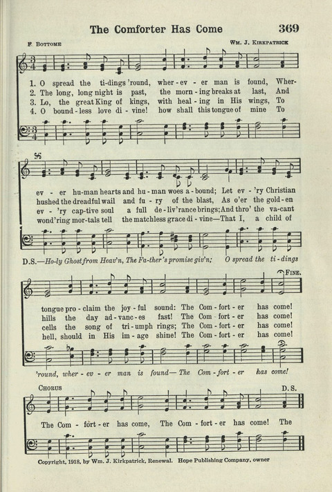 Tabernacle Hymns: Number Five page 325