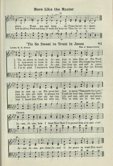 Tabernacle Hymns: Number Five page 77