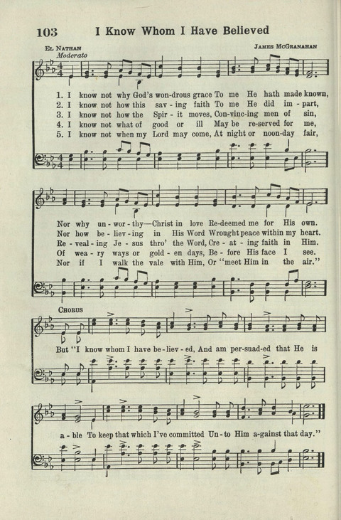 Tabernacle Hymns: Number Five page 96