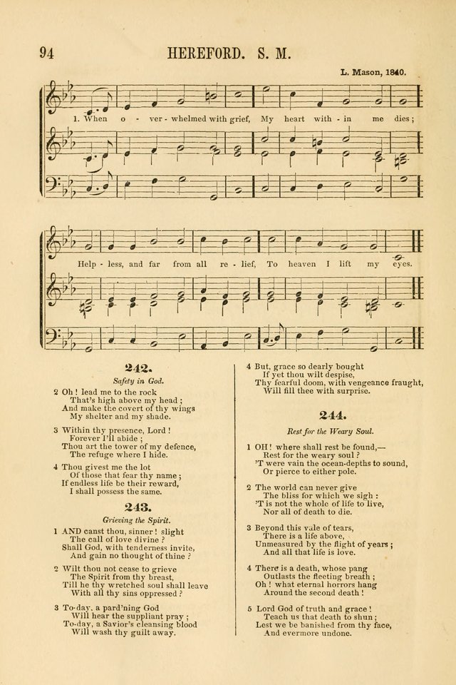 Temple Melodies: a collection of about two hundred popular tunes, adapted to nearly five hundred favorite hymns, selected with special reference to public, social, and private worship page 101