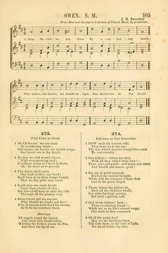 Temple Melodies: a collection of about two hundred popular tunes, adapted to nearly five hundred favorite hymns, selected with special reference to public, social, and private worship page 112