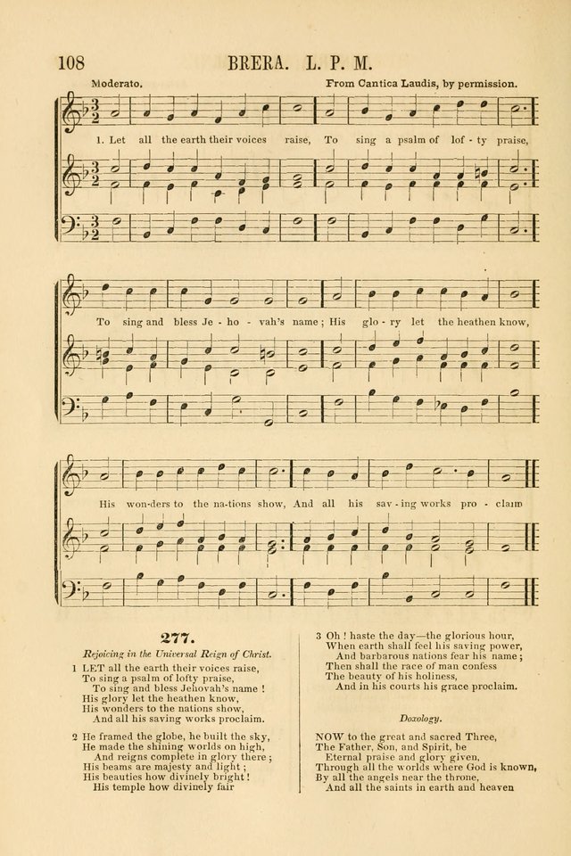 Temple Melodies: a collection of about two hundred popular tunes, adapted to nearly five hundred favorite hymns, selected with special reference to public, social, and private worship page 115