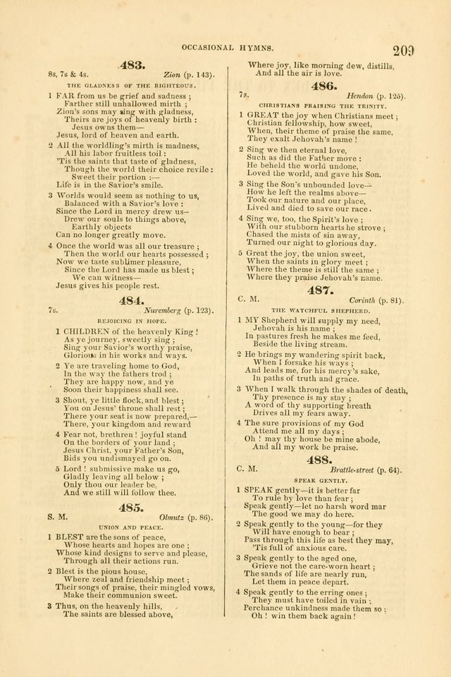 Temple Melodies: a collection of about two hundred popular tunes, adapted to nearly five hundred favorite hymns, selected with special reference to public, social, and private worship page 216