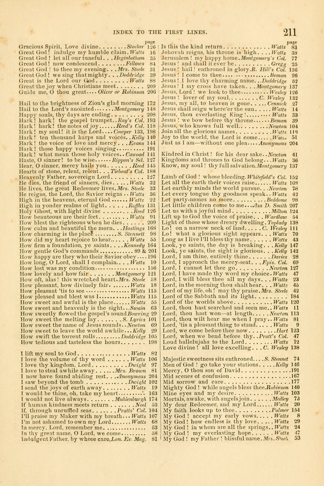 Temple Melodies: a collection of about two hundred popular tunes, adapted to nearly five hundred favorite hymns, selected with special reference to public, social, and private worship page 218