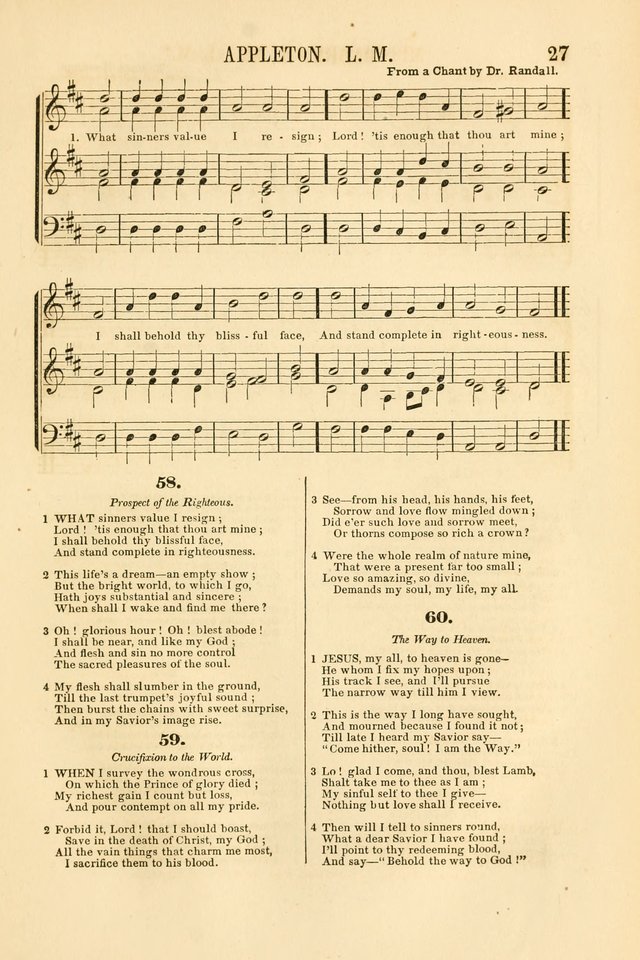 Temple Melodies: a collection of about two hundred popular tunes, adapted to nearly five hundred favorite hymns, selected with special reference to public, social, and private worship page 34