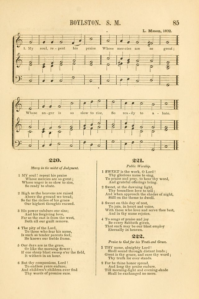 Temple Melodies: a collection of about two hundred popular tunes, adapted to nearly five hundred favorite hymns, selected with special reference to public, social, and private worship page 92