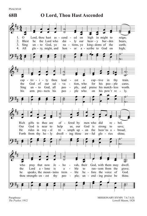 Trinity Psalter Hymnal page 170