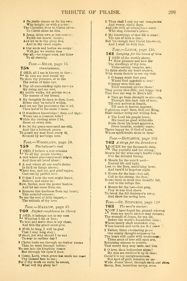 The Tribute of Praise and Methodist Protestant Hymn Book page 316