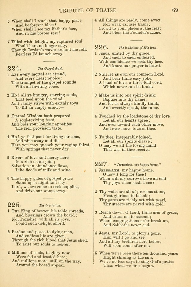 The Tribute of Praise and Methodist Protestant Hymn Book page 86