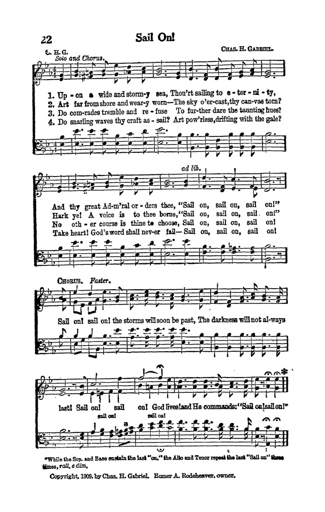 Tabernacle Praises No. 1 page 22