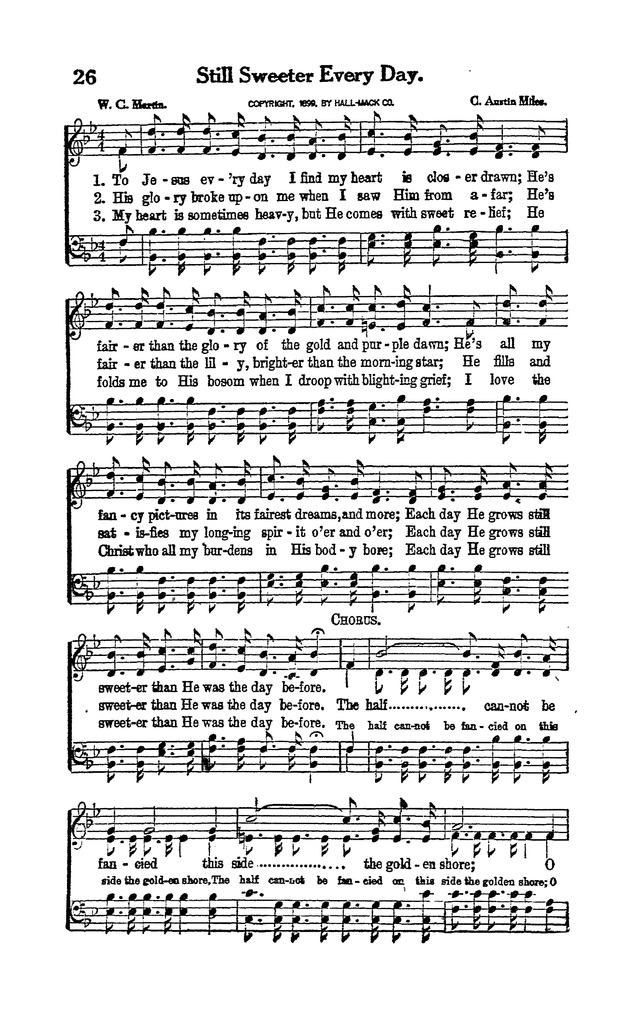 Tabernacle Praises No. 1 page 26