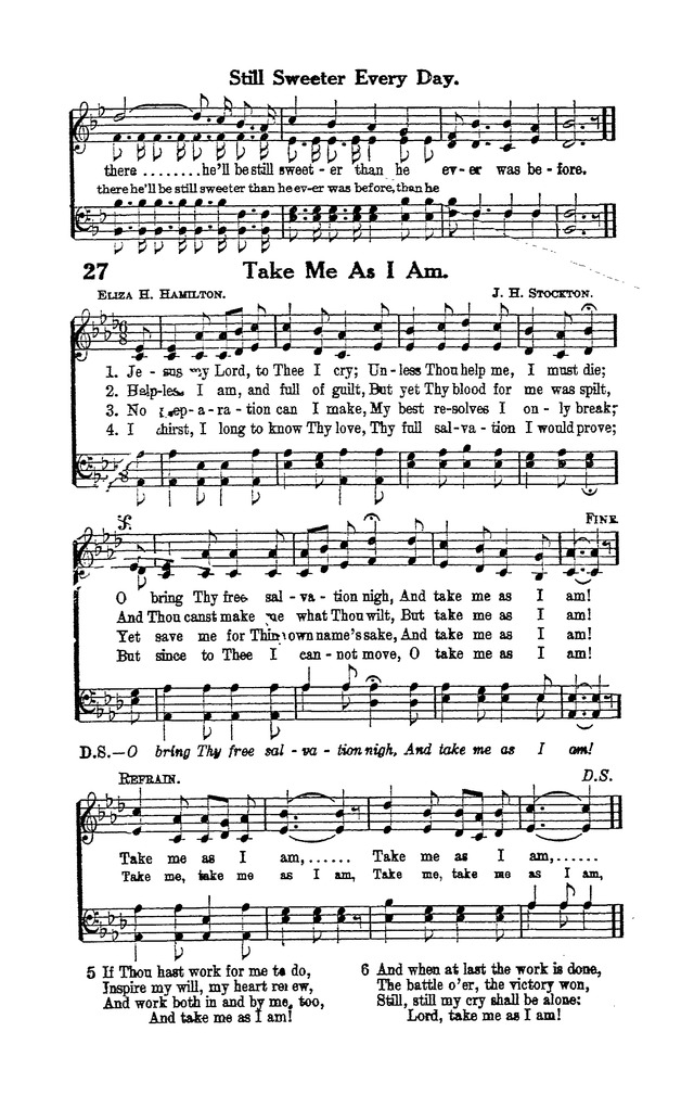 Tabernacle Praises No. 1 page 27