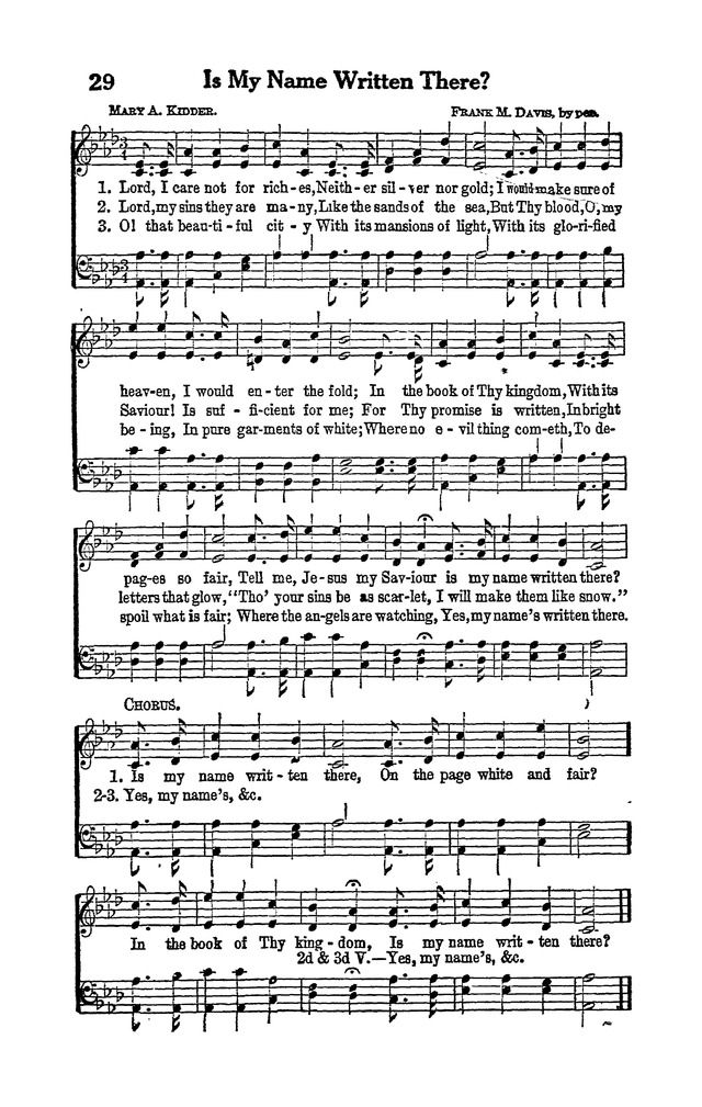 Tabernacle Praises No. 1 page 29