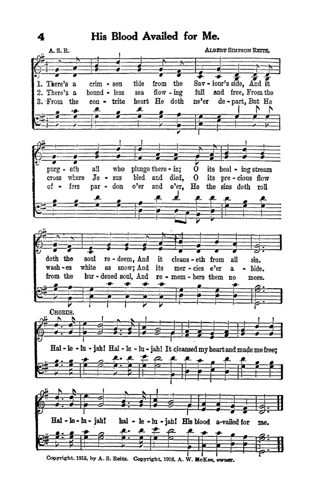 Tabernacle Praises No. 1 page 4