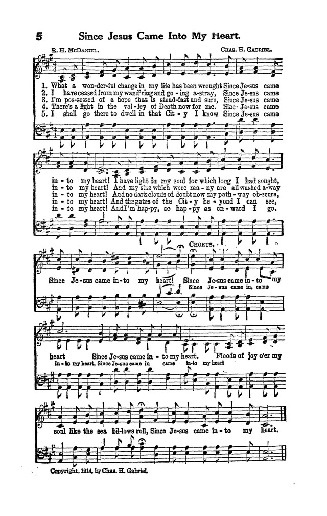 Tabernacle Praises No. 1 page 5