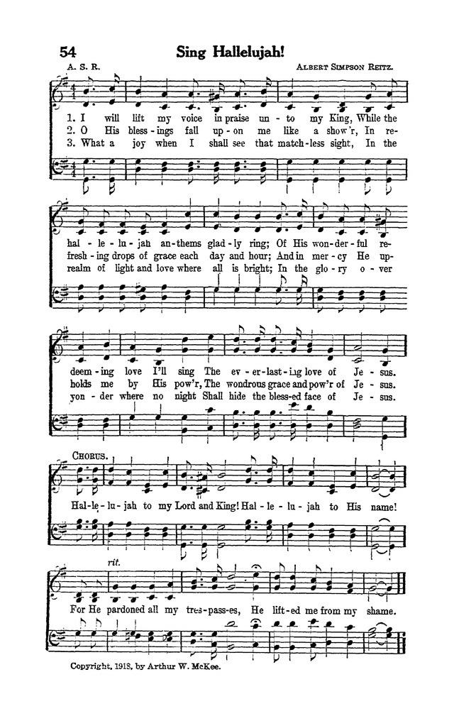 Tabernacle Praises No. 1 page 54