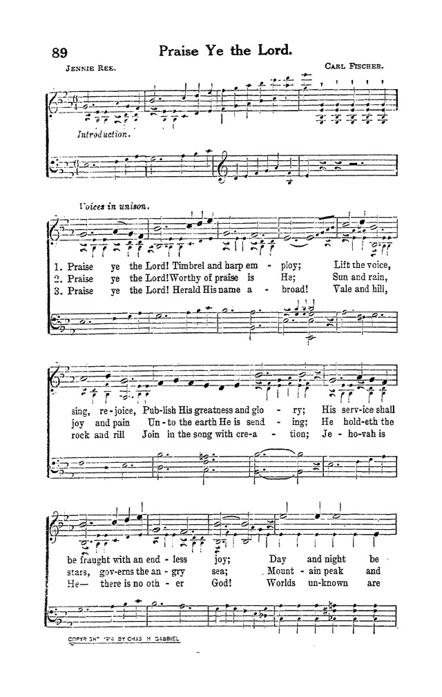 Tabernacle Praises No. 1 page 84