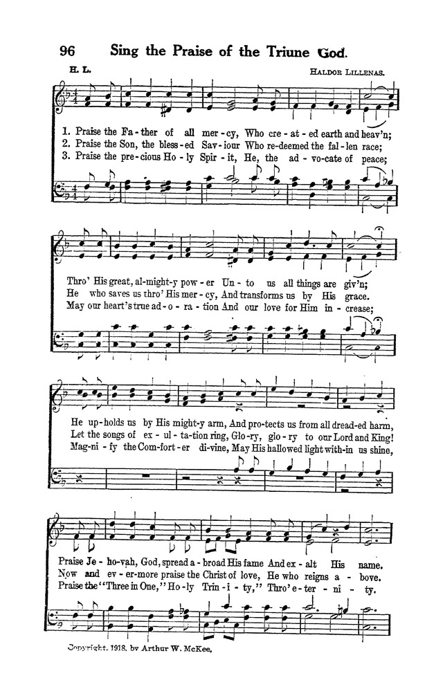 Tabernacle Praises No. 1 page 96