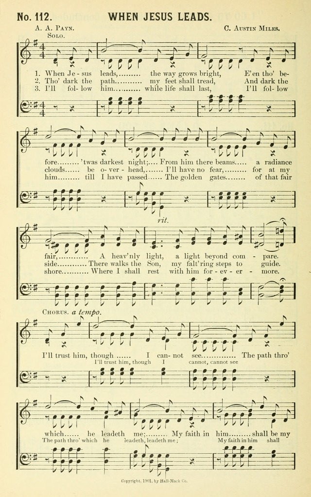 Triumphant Praises: for use in meetings of christian worship page 117