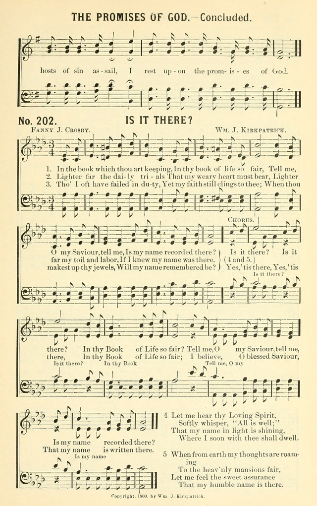 Triumphant Praises: for use in meetings of christian worship page 208