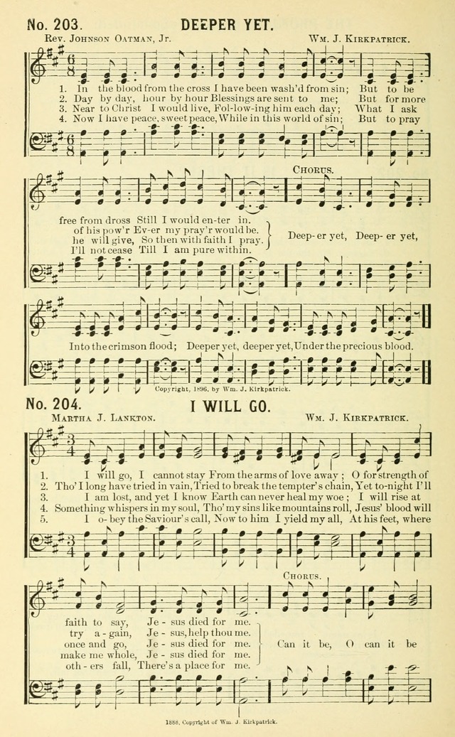 Triumphant Praises: for use in meetings of christian worship page 209