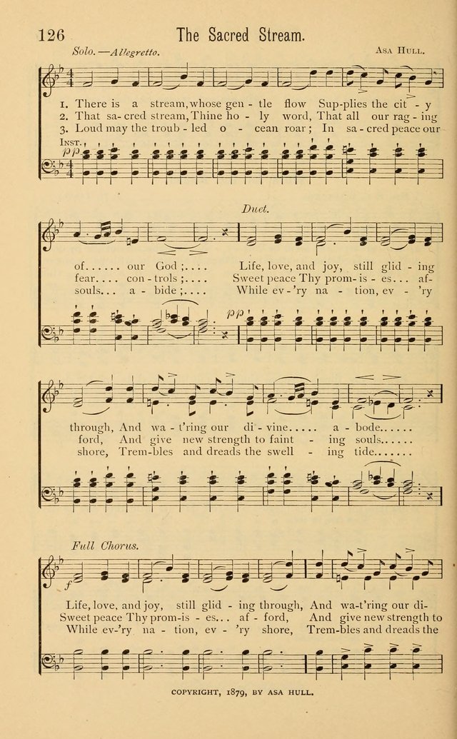 Temperance Rallying Songs: consisting of a large variety of solos, quartettes, and choruses, suited to every phase of the great temperance reformation page 126