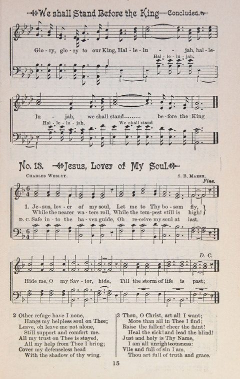 Triumphant Songs Nos. 1 and 2 Combined page 15