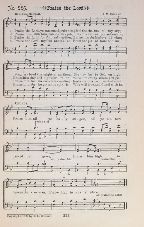 Triumphant Songs Nos. 1 and 2 Combined page 223