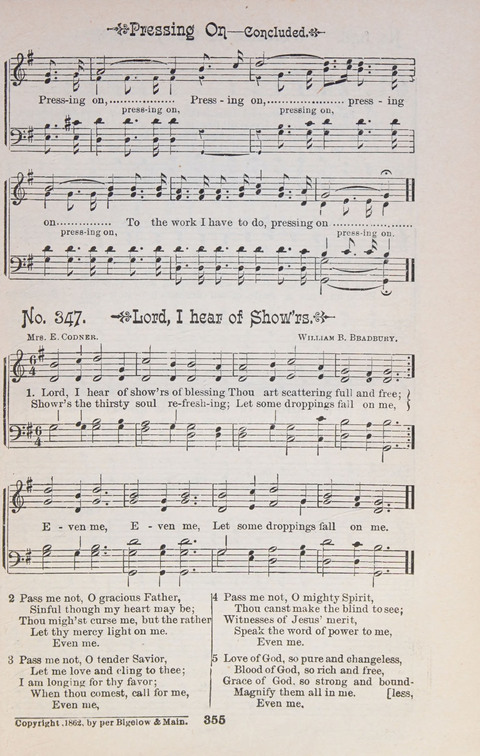 Triumphant Songs Nos. 1 and 2 Combined page 355