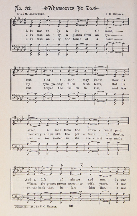 Triumphant Songs Nos. 1 and 2 Combined page 36