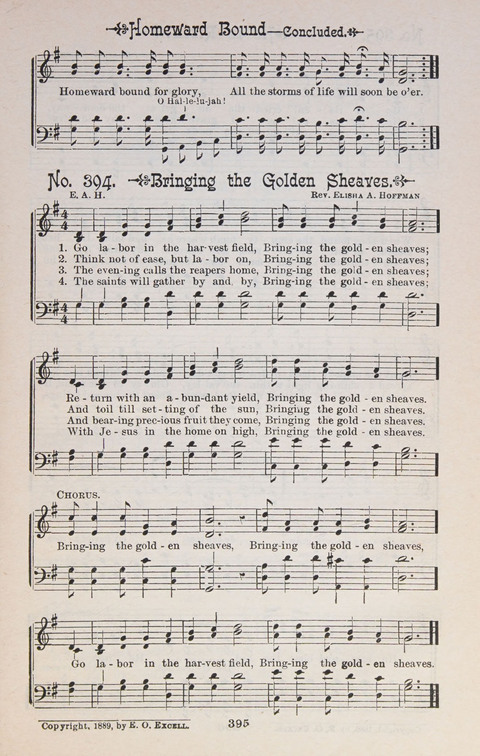 Triumphant Songs Nos. 1 and 2 Combined page 395