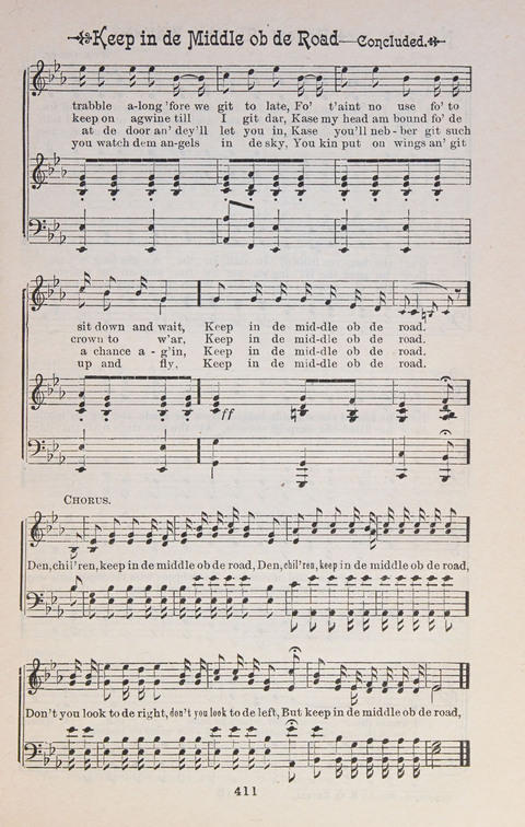 Triumphant Songs Nos. 1 and 2 Combined page 411