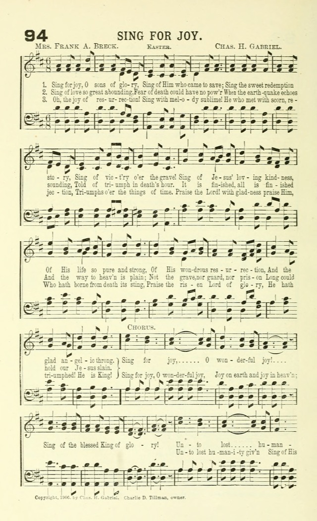 Tabernacle Songs page 87