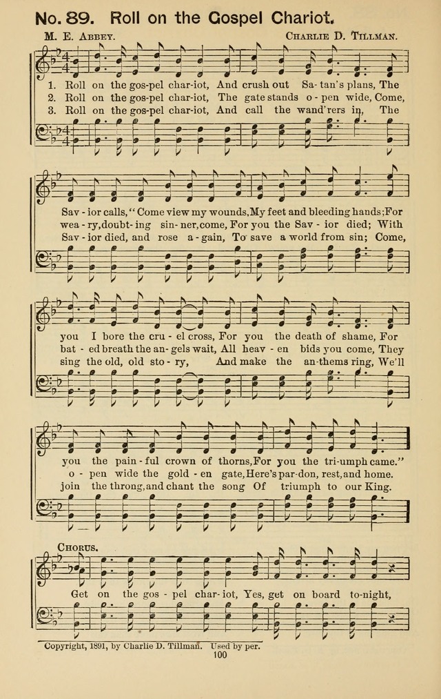 Triumphant Songs No.3 page 100