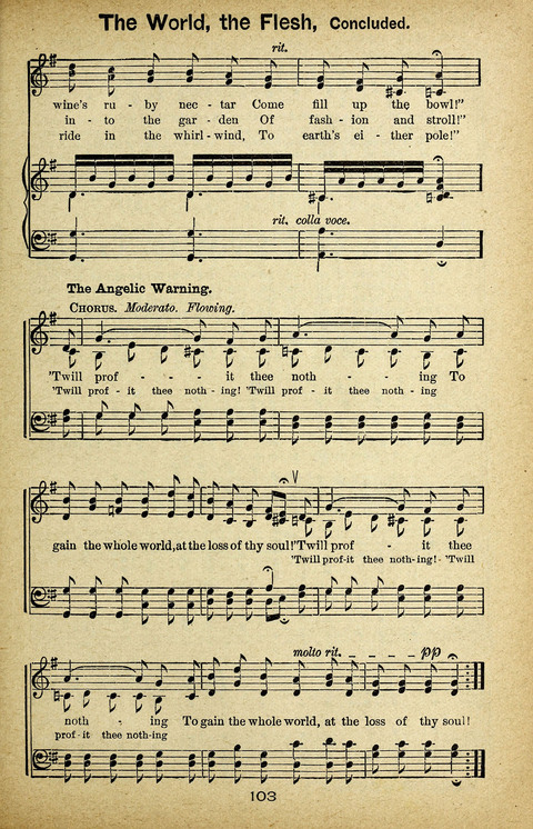 Triumphant Songs Nos. 3 and 4 Combined page 103