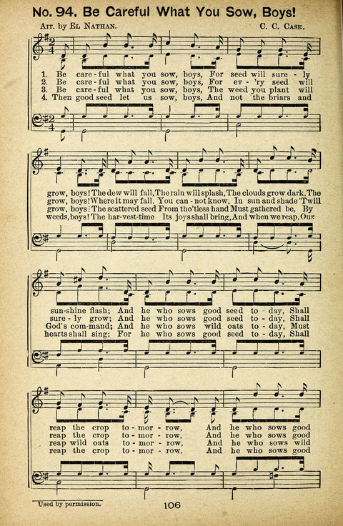 Triumphant Songs Nos. 3 and 4 Combined page 106