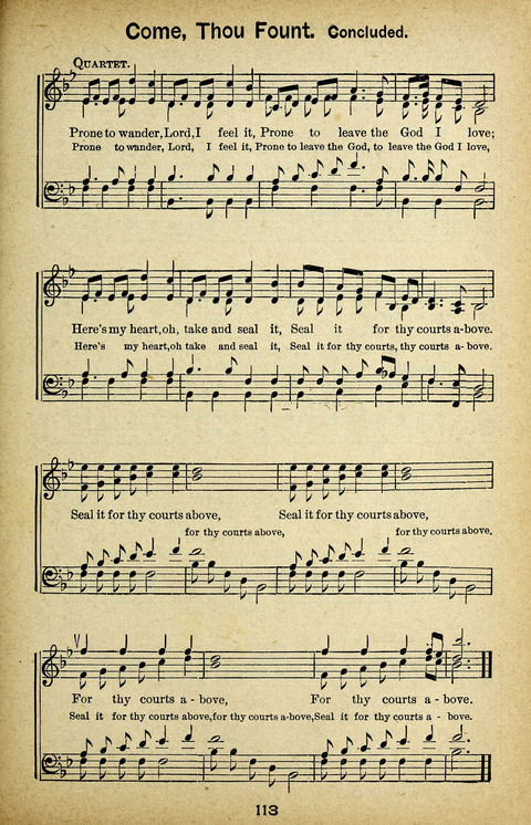 Triumphant Songs Nos. 3 and 4 Combined page 113