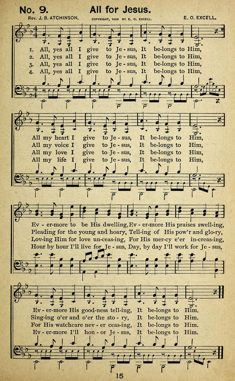 Triumphant Songs Nos. 3 and 4 Combined page 15