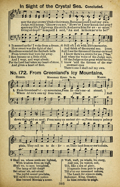 Triumphant Songs Nos. 3 and 4 Combined page 185