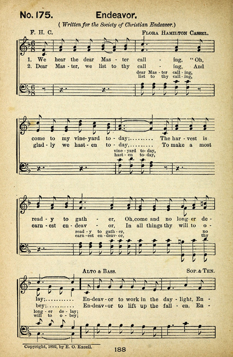 Triumphant Songs Nos. 3 and 4 Combined page 188