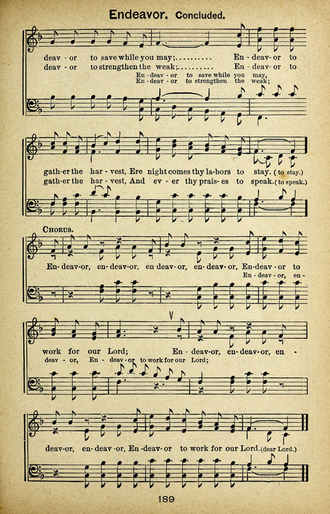 Triumphant Songs Nos. 3 and 4 Combined page 189