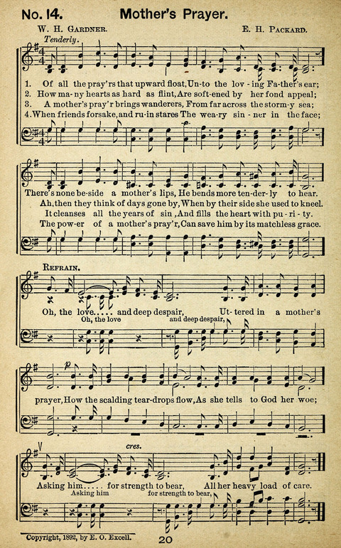 Triumphant Songs Nos. 3 and 4 Combined page 20