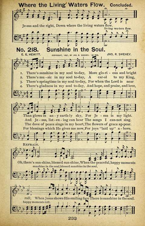 Triumphant Songs Nos. 3 and 4 Combined page 233