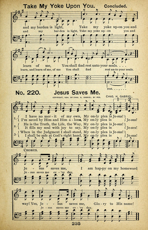 Triumphant Songs Nos. 3 and 4 Combined page 235