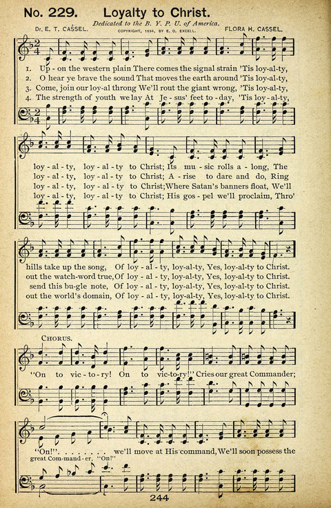 Triumphant Songs Nos. 3 and 4 Combined page 244